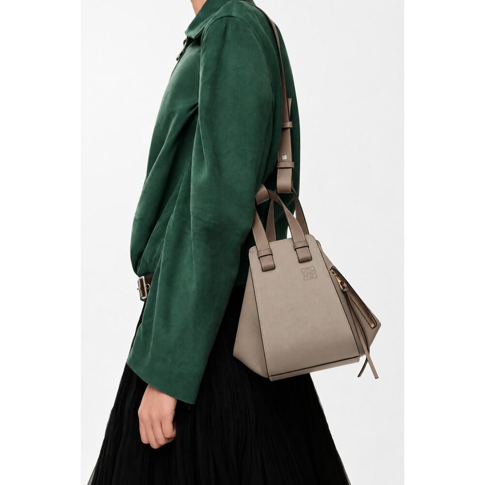 LOEWE Compact Hammock bag in soft grained calfskin